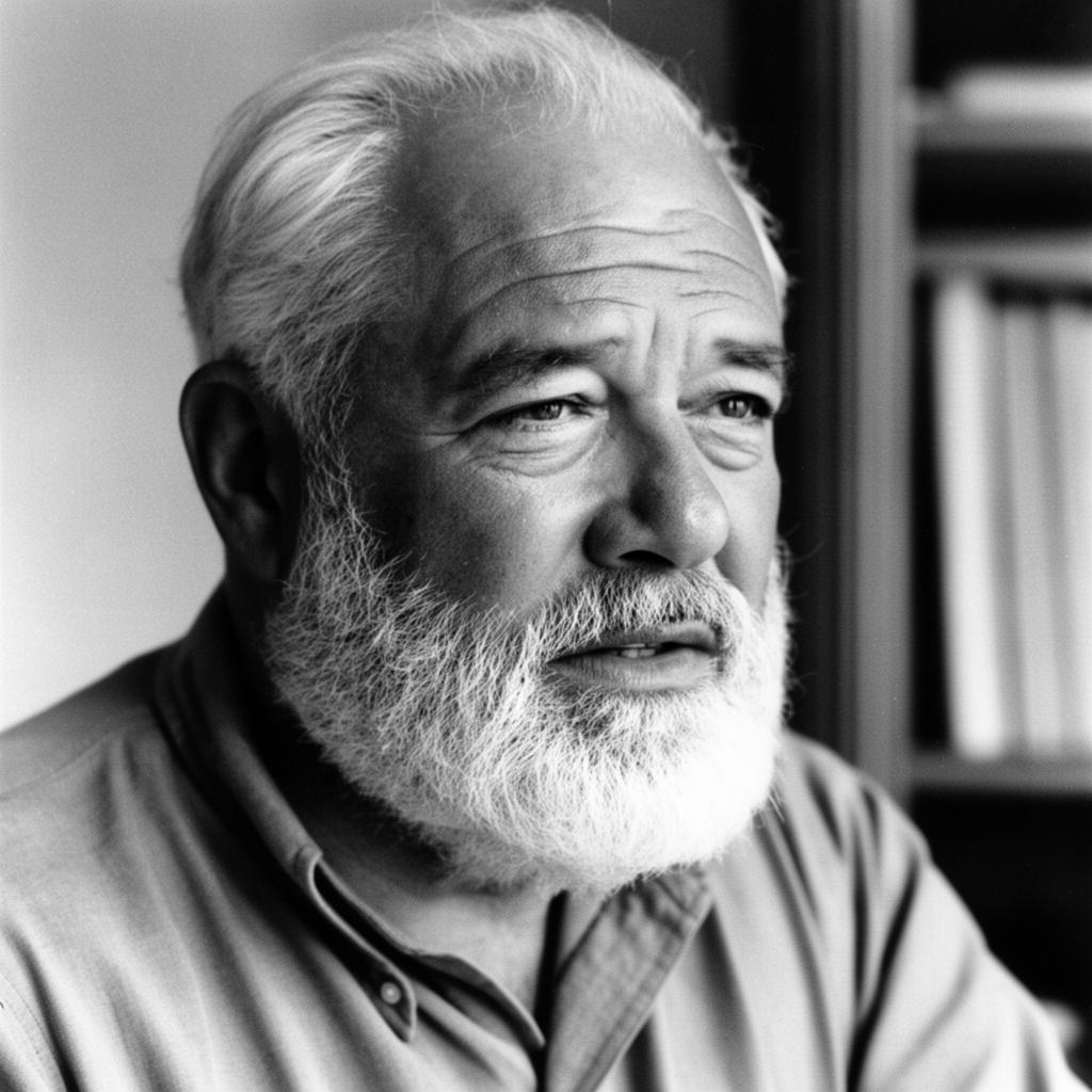 Portrait of Ernest Hemingway